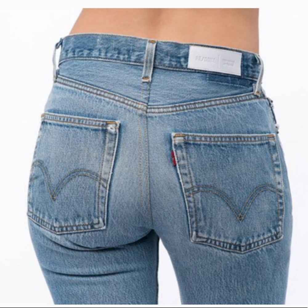 Re/Dun Levi’s (re/done)straight leg skinny jean 27